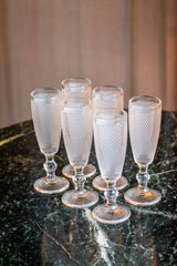 Copas cristal champagne transparente